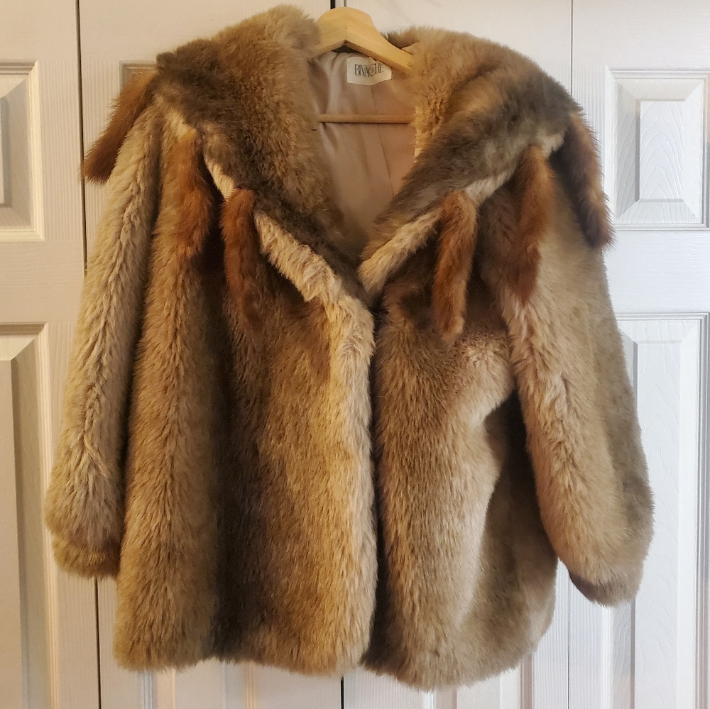 Faux Fur Hoodie Jacket
